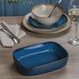 Reactive Blue Rectangular Dish