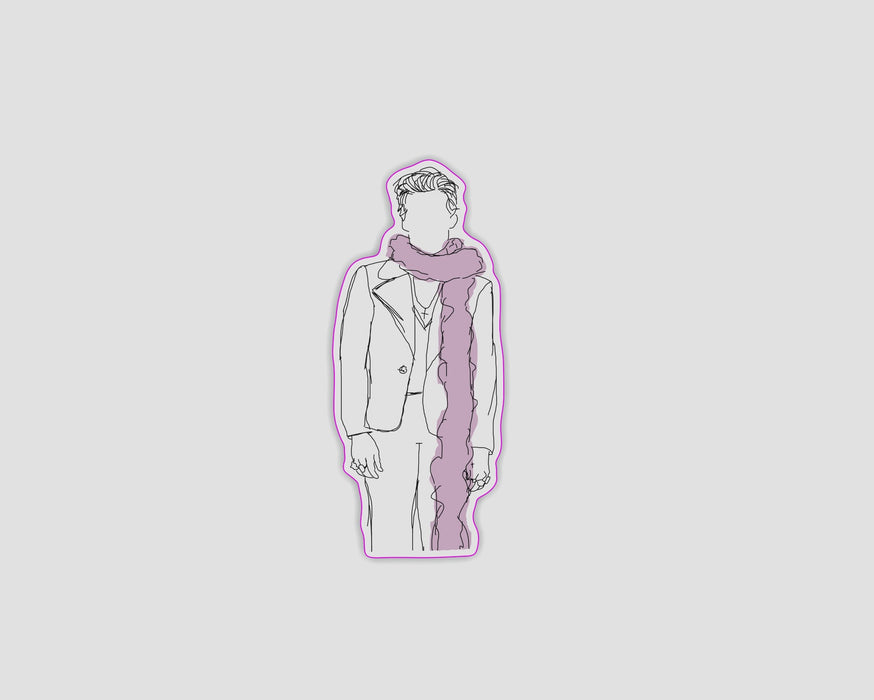 Harry at the Grammys Drawing Sticker