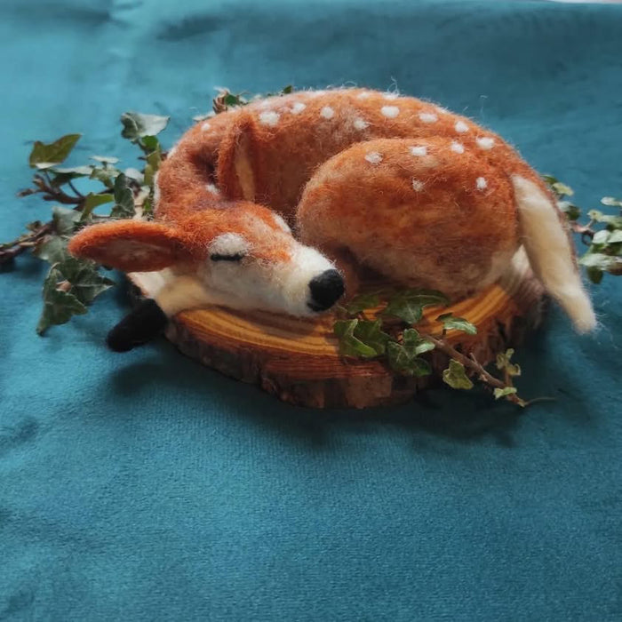 Felting Workshop - Sleeping Fawn Thursday 15th May 1pm-3pm