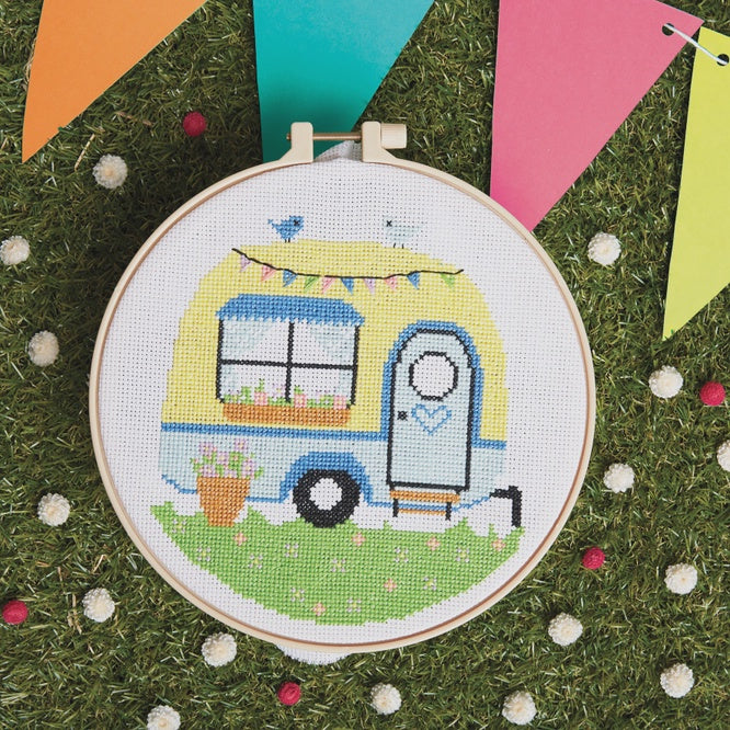 Simply Make Cross Stitch Craft - Caravan Design