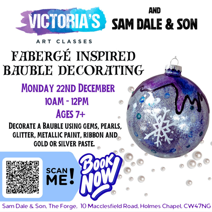 Monday 22nd December 10am-12pm Victoria's Christmas Art Class