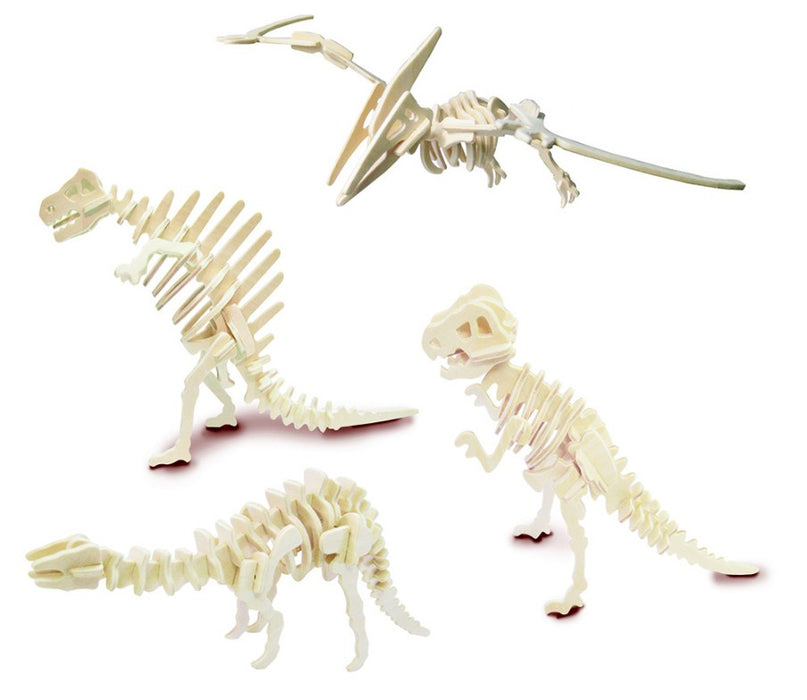 Woodcraft Kit - Dinosaur Set 4