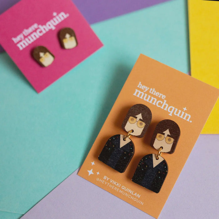 John Inspired Wooden Earrings