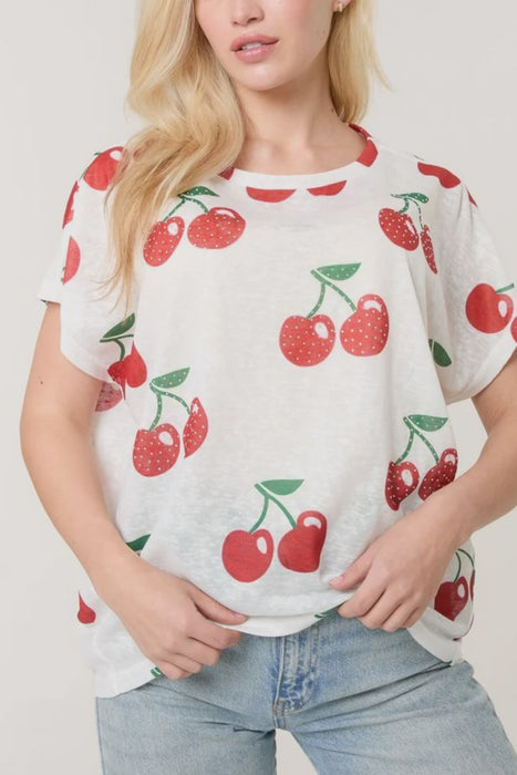 Cherry Pattern Tshirt