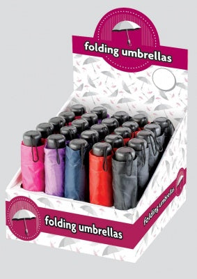 Folding Umbrellas - Assorted colours