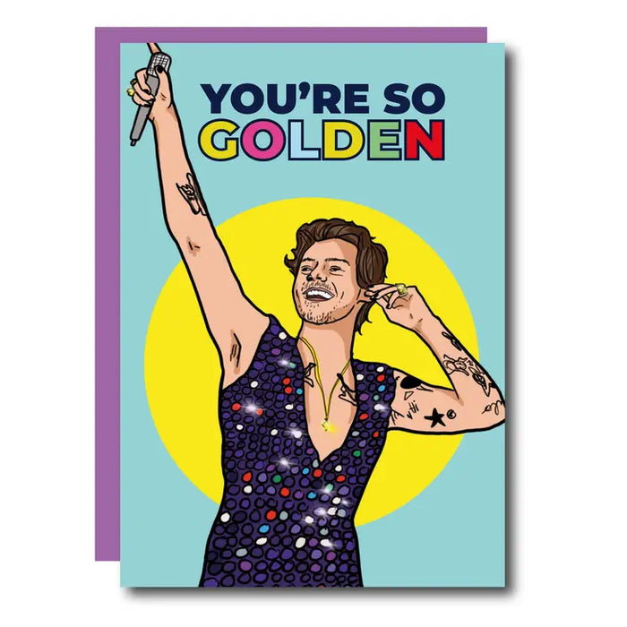 You’re so golden unofficial Harry styles card