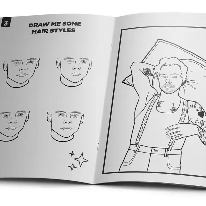 Unofficial Harry Styles activity book