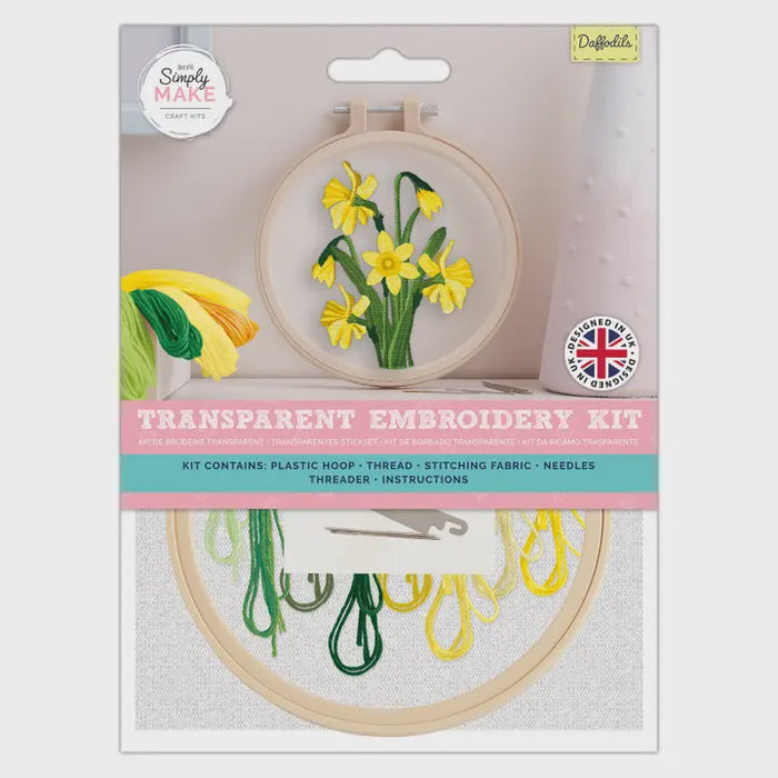 Simply Make Embroidery Kit - Daffodil