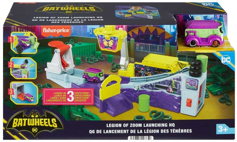 Fisher Price Batwheels Legion of Doom Deluxe Launch Pad