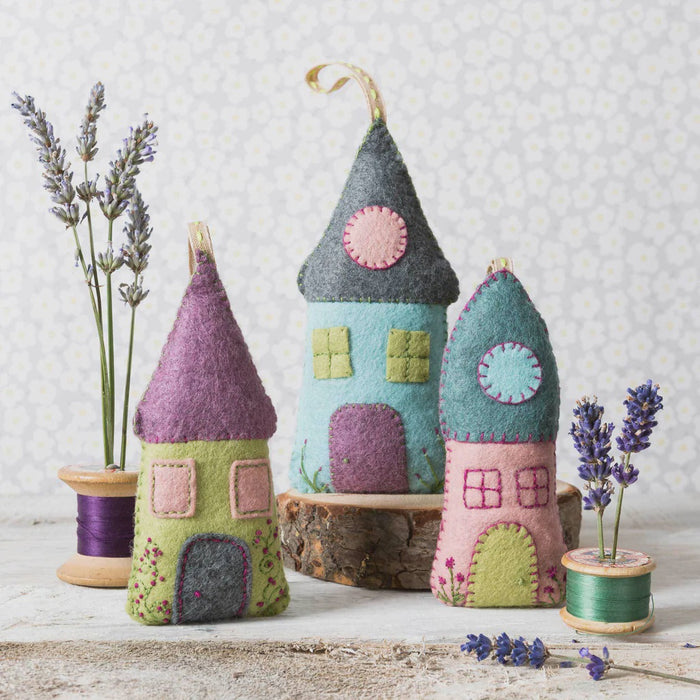Lavender Houses Felt Craft