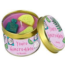 You’re Gincredible ascent Stories Tin Candle