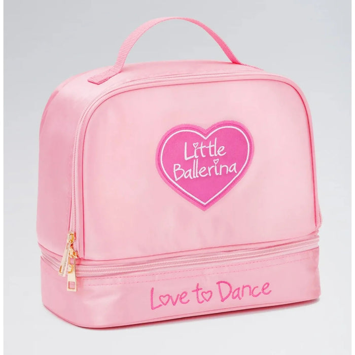 Satin Two Part  Ballet Bag - Pink