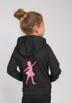 Black Dance Glitter Hoodie