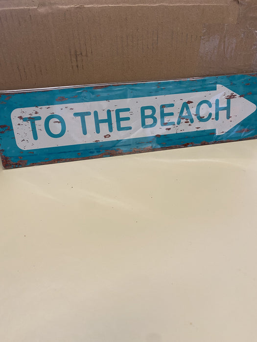 To the Beach Sign