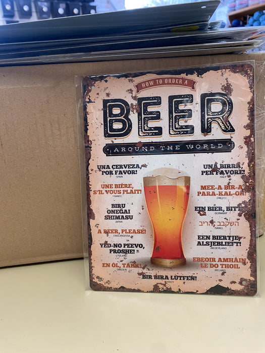 How to order a Beer 8 x 10
