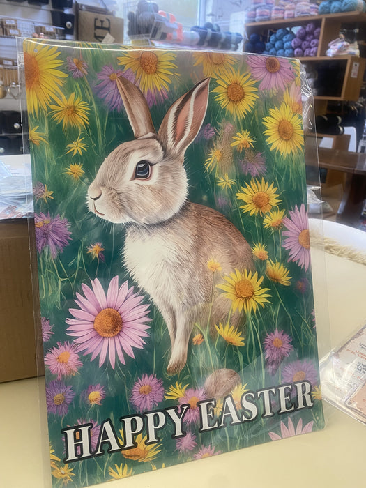 Happy Easter Sign Bunny