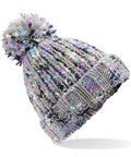 Lavender Twist Pom Pom Beanie BC458