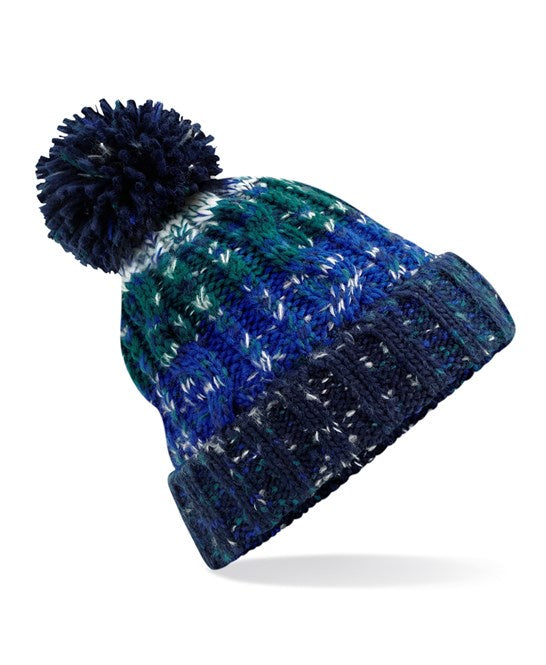 Alpine Blues Corkscrew Beanie bc486