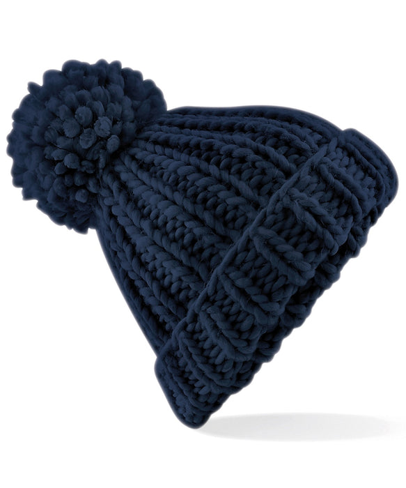 French Navy oversized handmade Beanie bc483