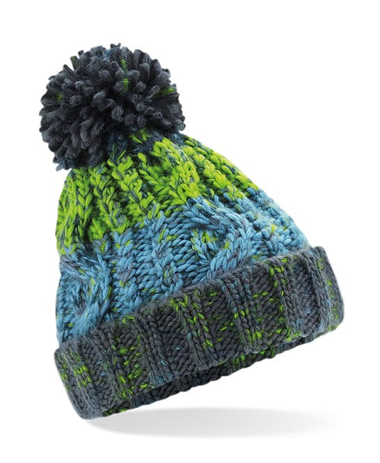 Junior Electric Grey Corkscrew Beanie bc486