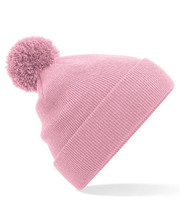 Junior Pom Pom Beanie Dusky Pink