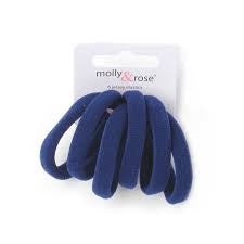 6 Thick Navy Jersey Fabric Endless Elastics