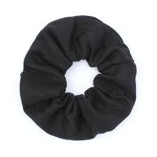 Scrunchie - Black Jersey Fabric