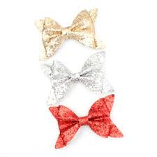 Party Glitter Bow - assorted colours