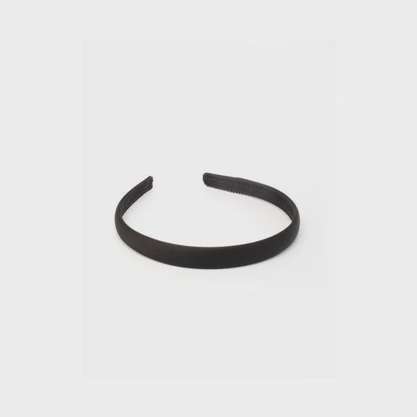 Black Satin Alice band 1.5cm