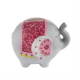 Mandala elephant moneybox