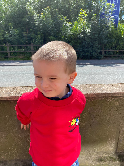 Happy Days Sweatshirt Red