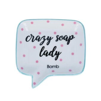 Crazy Soap Lady Dish