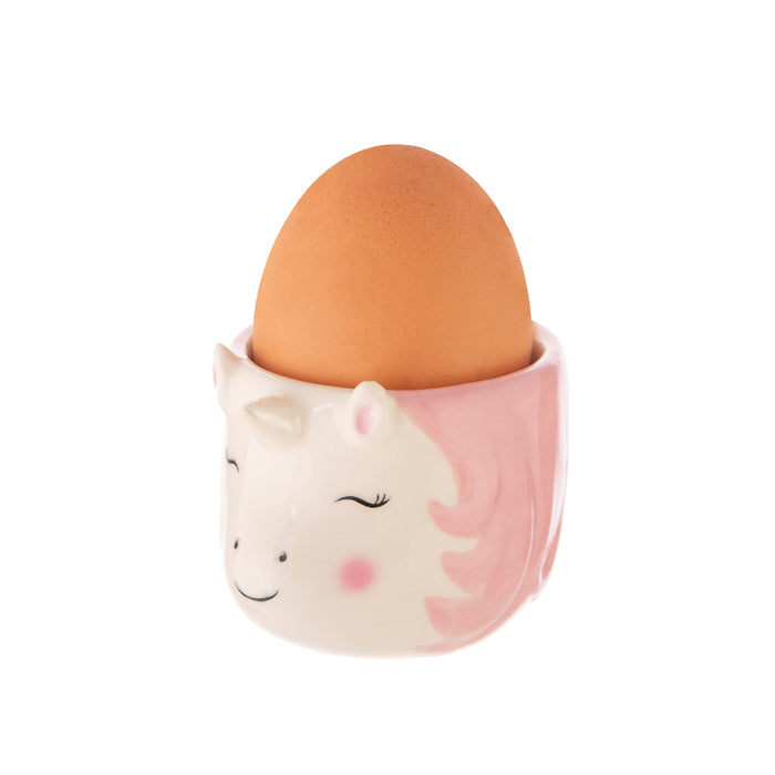 Rainbow unicorn egg cup