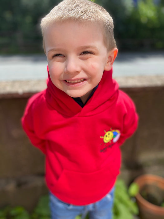 Happy Days Hoodie Red
