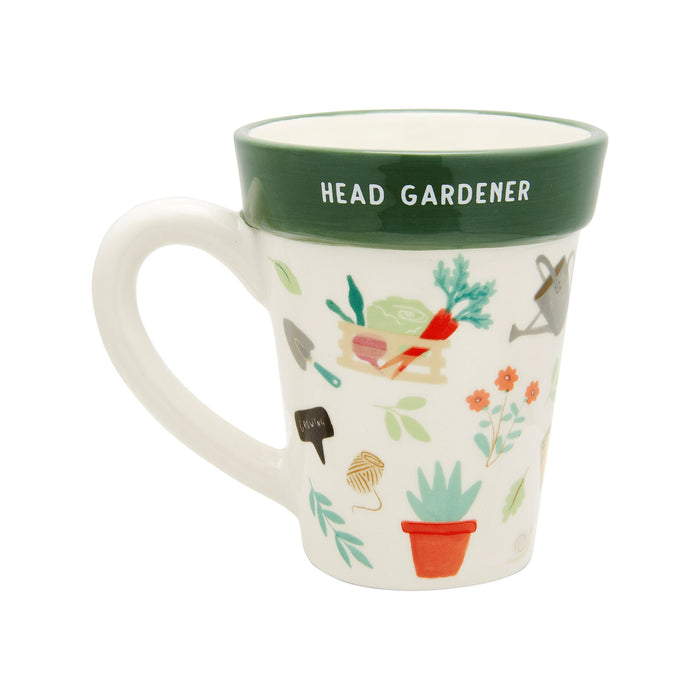 Leafy Living Plant Pot Mug