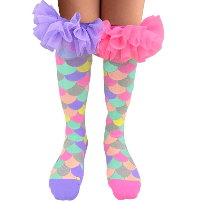 Mermaid Frills socks -Age 6-99