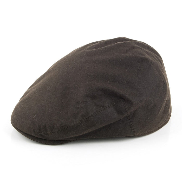 Failsworth Wax Flat Cap Olive 7 1/4 59cm