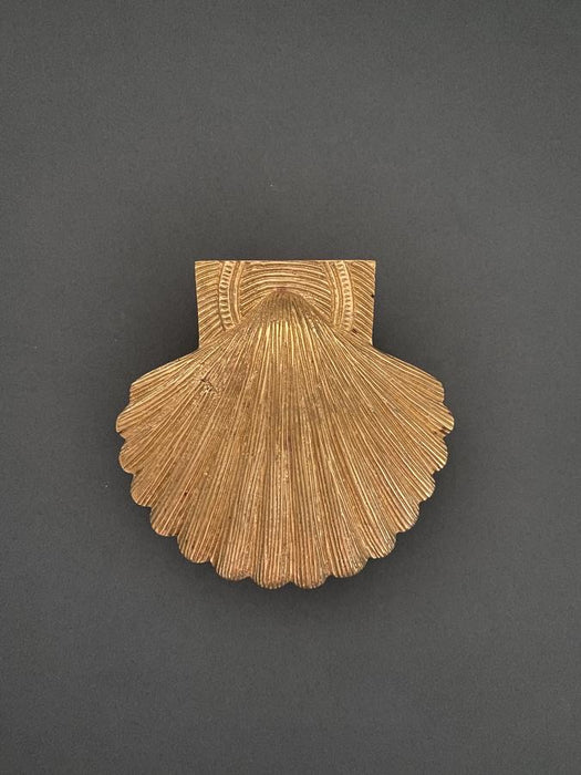 Brass Shell Door Knocker - Brass Finish