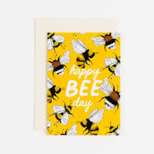 Happy Bee Day Plantable Card