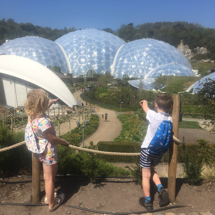 Our drawstring bags take a trip to the Eden project!