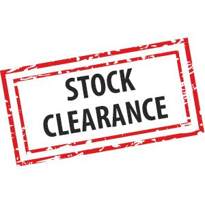 Huge stock clearance underway! £1 sale