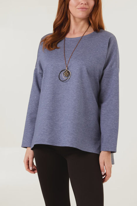 Round Neck Soft Touch Sweatshirt