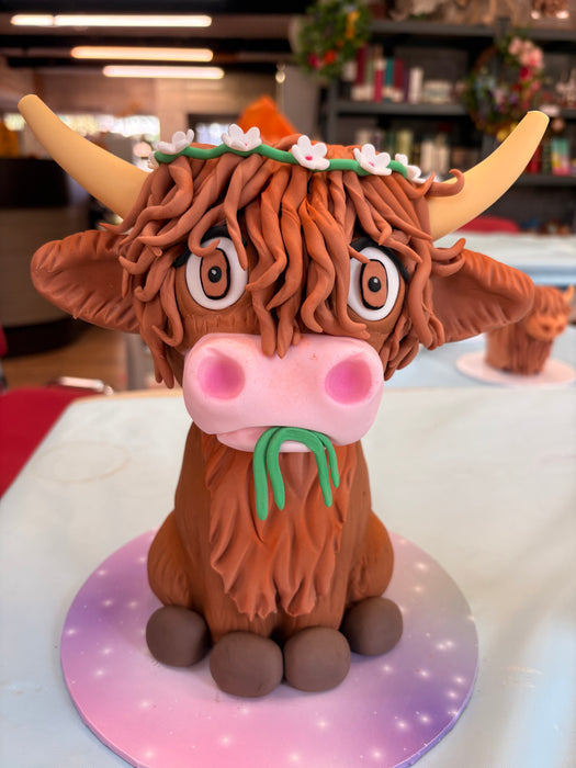 Decorate a Highland Cow Cake - Tuesday August 4th 10am-2pm