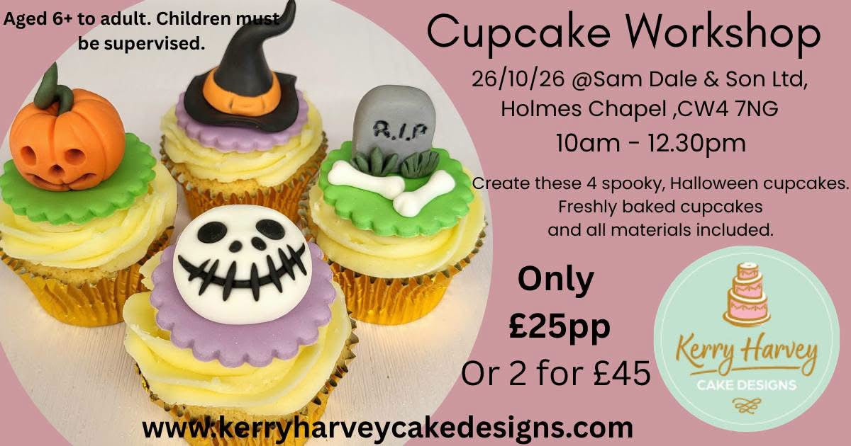 Half Term Cupcake Decorating - Halloween theme - Monday 26th October 10am