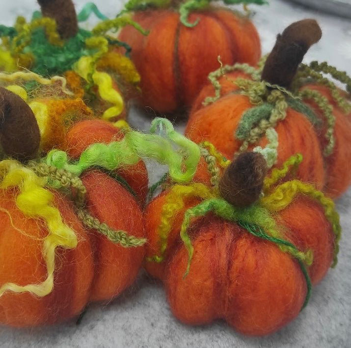 Felted Pumpkins - Thursday 30th October 6pm-8pm