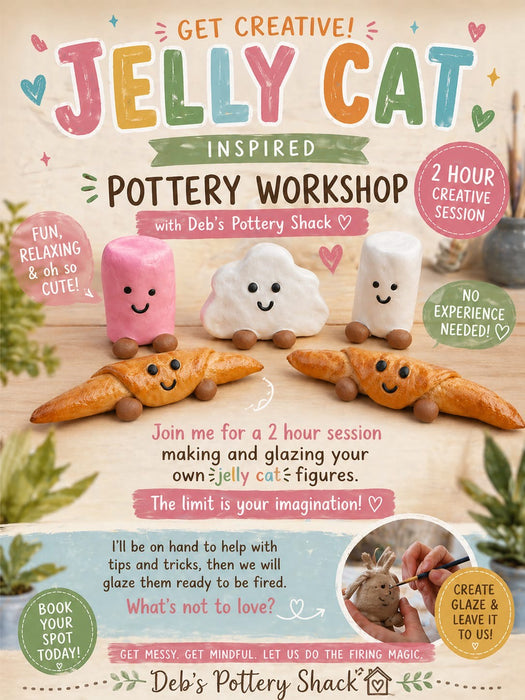 Jellycat inspired Pottery - Tuesday 11th August 1pm -2:30