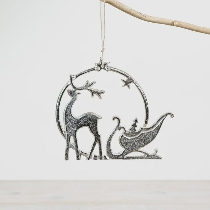 Hanging Reindeer Ornament 20cm