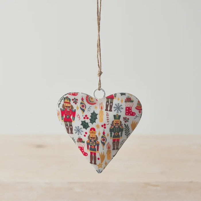 Nutcracker Hanging Heart 8cm