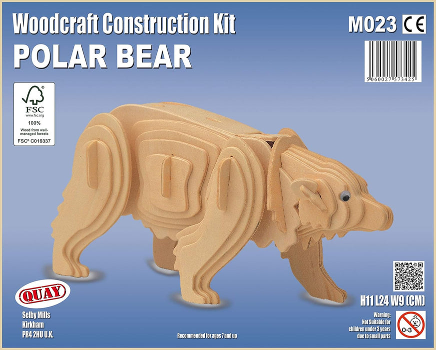 Woodcraft Construction Polar Bear M023