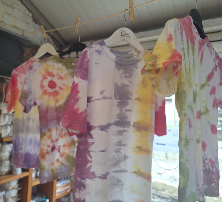 Yr7 HCCS Starters Tie Dye T-shirt making Tuesday 18th August 11am-12pm